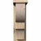 Ekena Millwork Ridgewood Rough Sawn Corbel w/Backplate, Douglas Fir, 6"W x 14"D x 18"H COR06X14X18RID01RDF - alternate 4